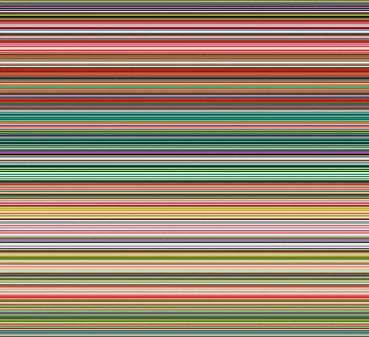 Gerhard Richter, Strip , 2012. Digital print between Alu Diabond and Perspex, 210x230cms. 