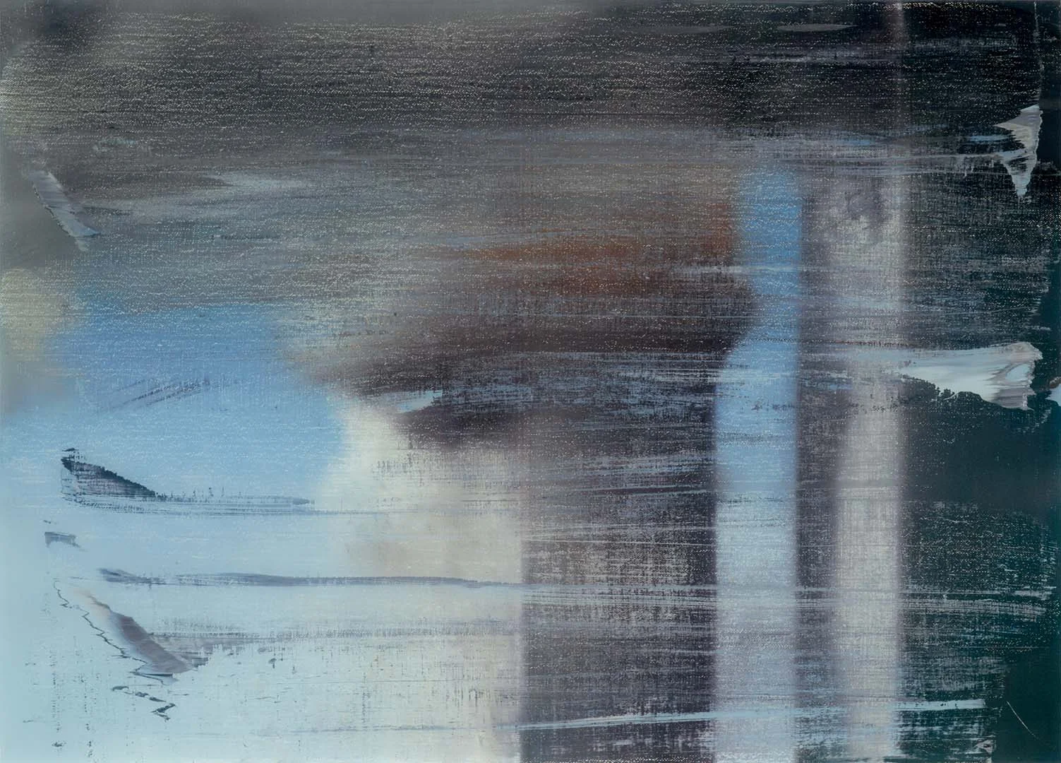 Gerhard Richter, September , 2009. Print between glass, 66 x 89 cms. 