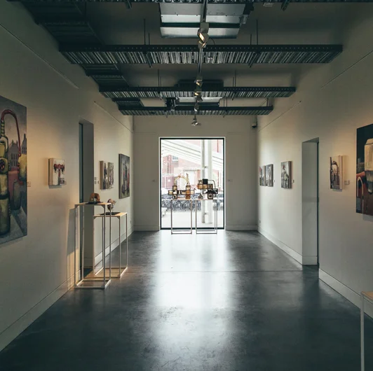 Industrial Relations exhibition by Leora Sibony. Photograph: Kate Holmes