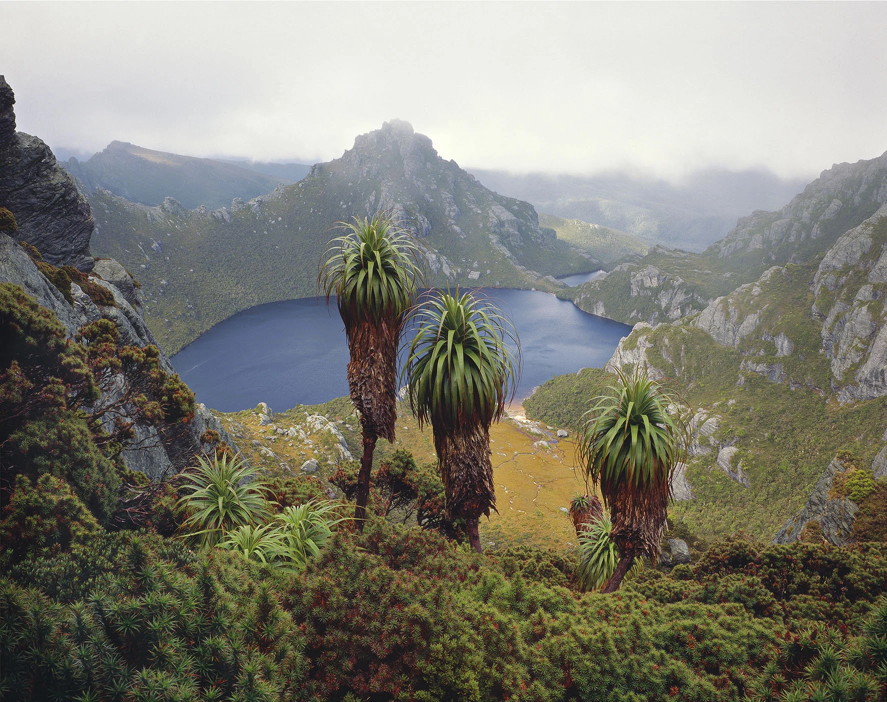 Peter Dombrovskis, Lake Oberon, Western Arthur Range, south-west Tasmania 1988, pigment inkjet print, 74.5 x 94.2cm