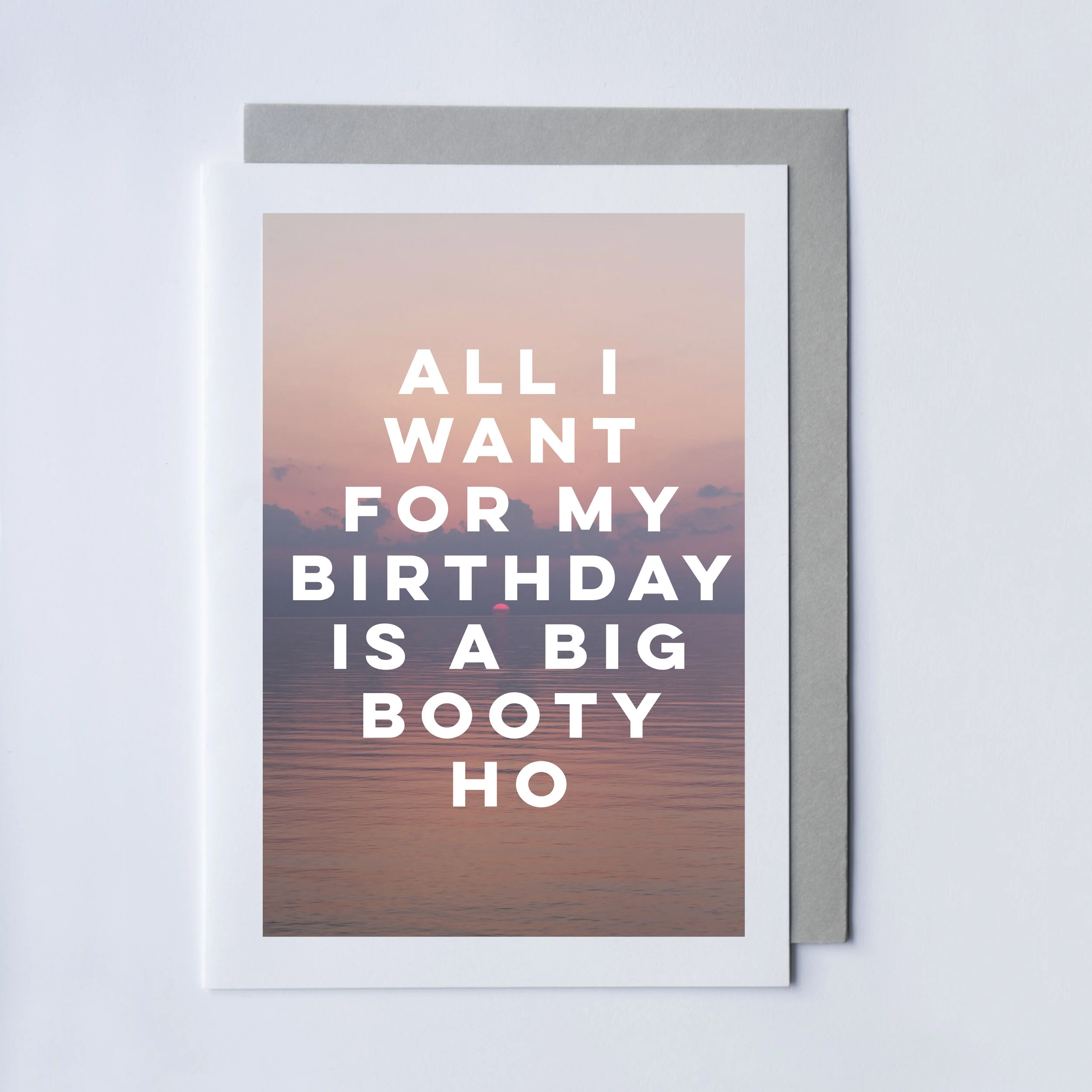 ALL I WANT CARD
