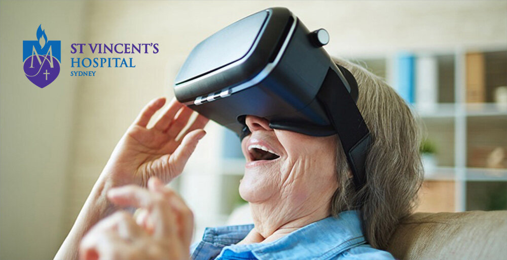 Virtual Reality App for St Vincent’s Hospital Sydney. Providing rehabilitation and connection with loved ones whilst in Hospital.