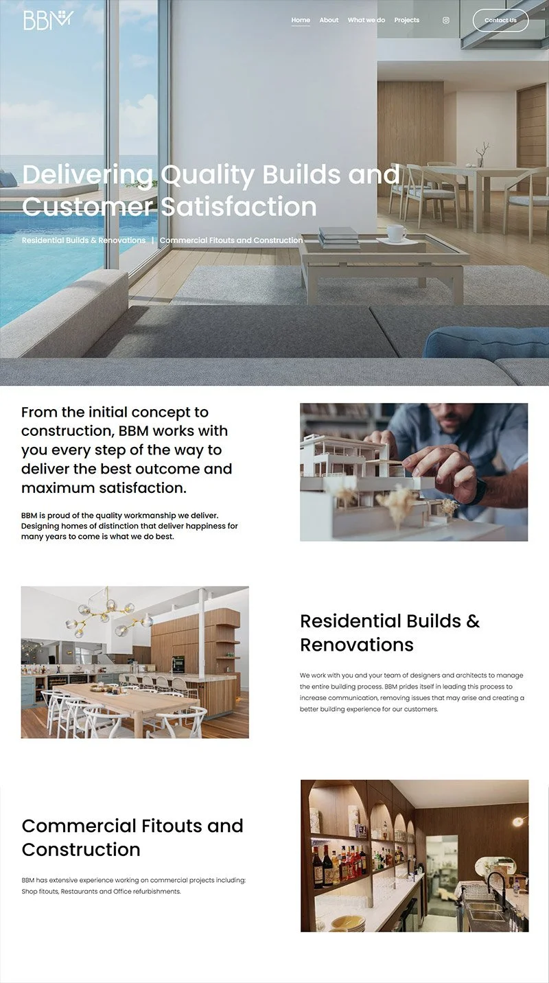 BBM - Construction Website