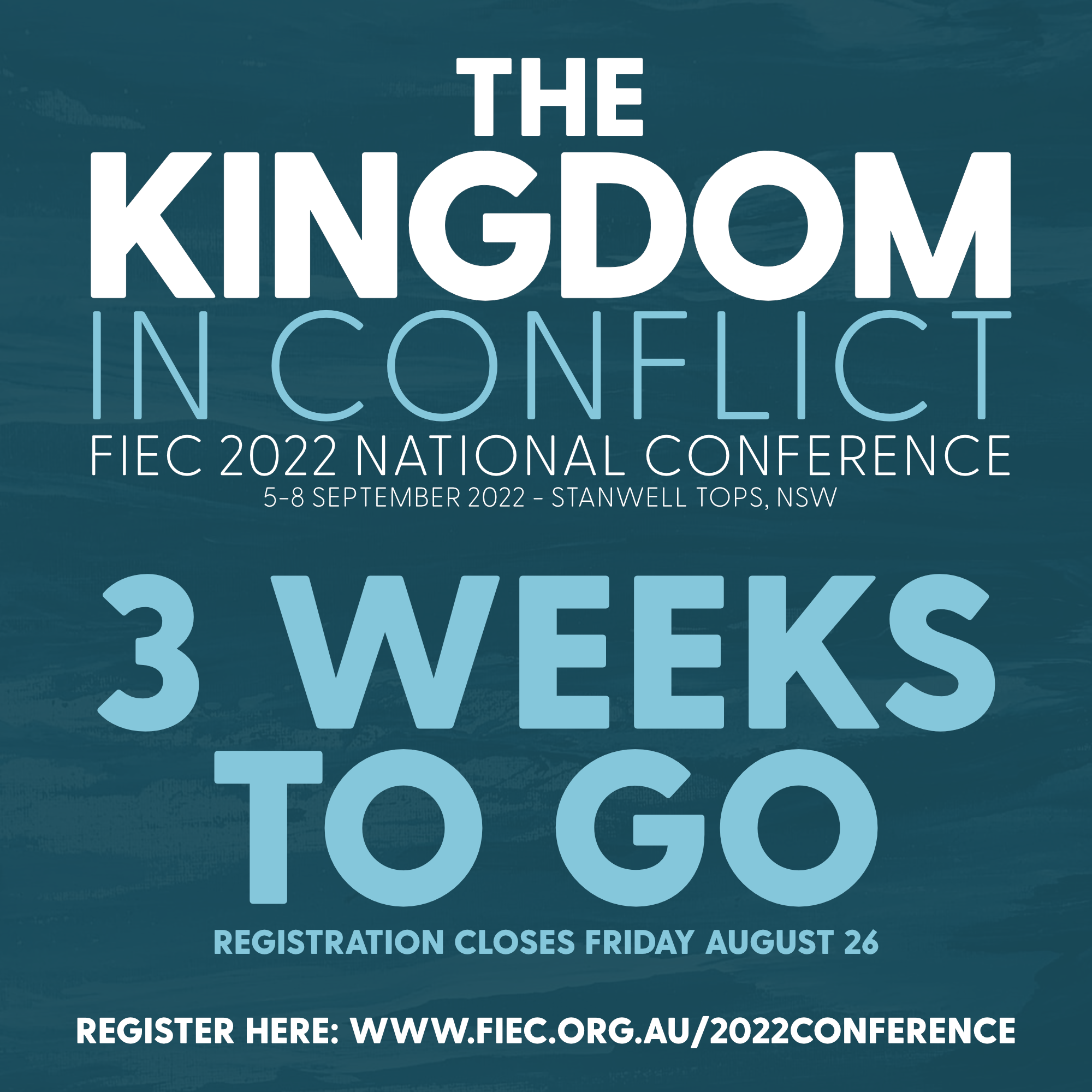 FIEC 2022 National Conference - 3 weeks to go