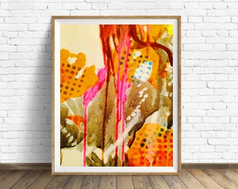 Abstract Poppies