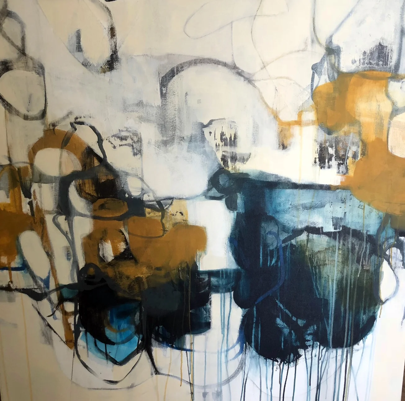 40" x 40" Abstract #4
