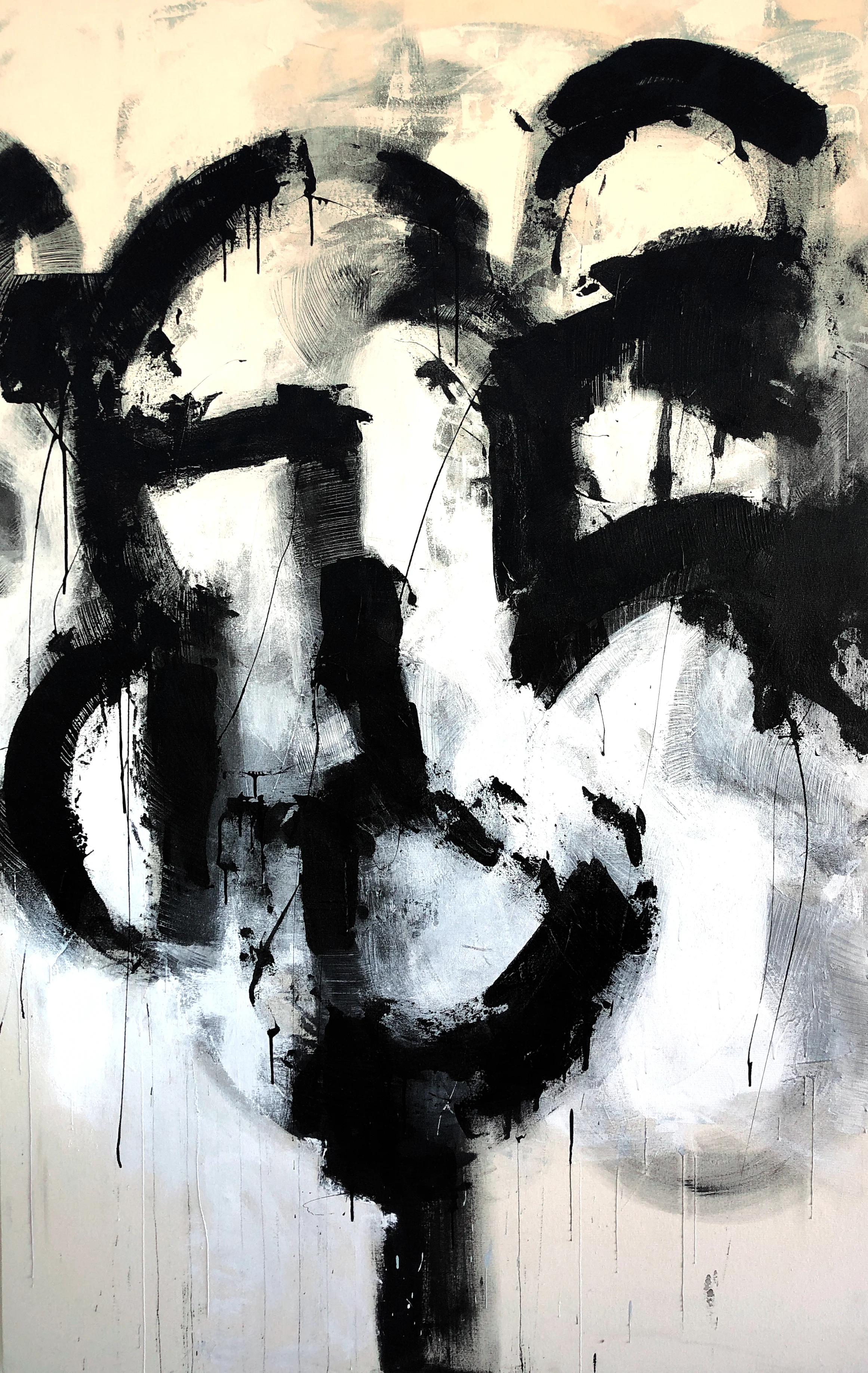 54" x 83" Abstract