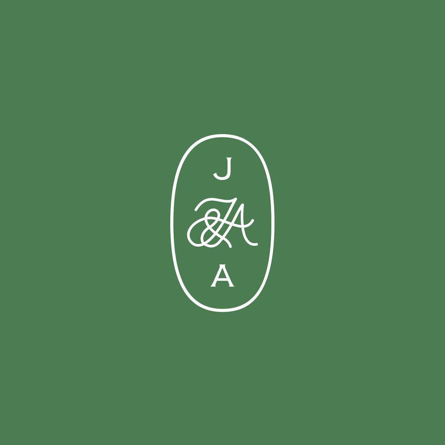 Another pretty little monogram for @ja.farms