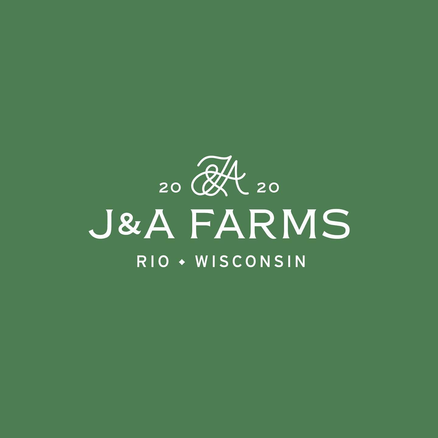 Final post for @ja.farms featuring their primary logo. ✨ This was such a fun brand to design, they were wonderful to work with, and I&rsquo;m always honored to get to be a part of my clients&rsquo; small business journey in this small way and help se
