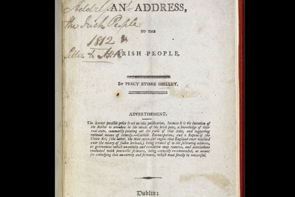 Shelley's "Address to the Irish People", 1812