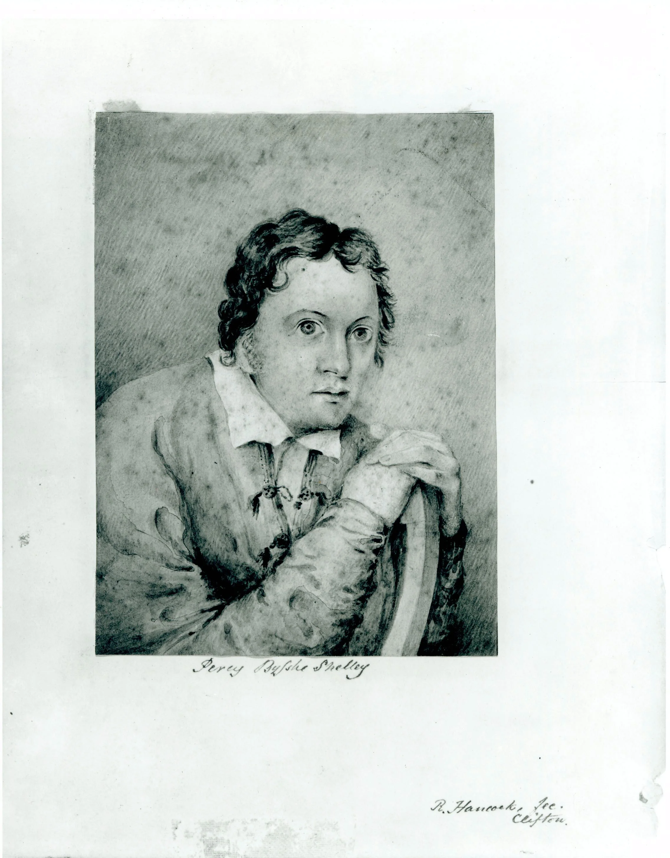 Sketch of Shelley drawn by Edward Ellerker Williams. 1821-22. In my view the only extant image that captures the man.