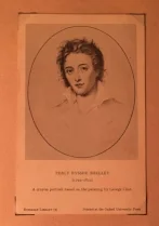 A crayon portrait based on the painting by George Clint