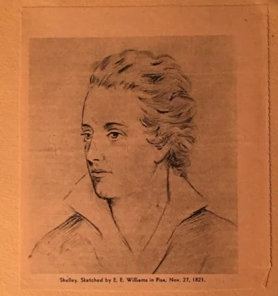 Sketch by Edward Ellerker Williams, Pisa, 27 November 1821