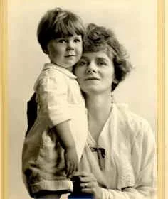 My grandmother in her hay day, circa 1921 with my father.