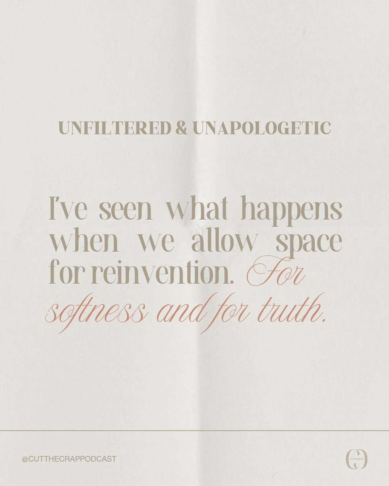 I&rsquo;ve seen what happens when we allow space for reinvention.
For softness. For truth. For coming home to ourselves.

This was one of the most unexpected lessons that came through the season of rebuilding, personally and professionally.
Episode 1