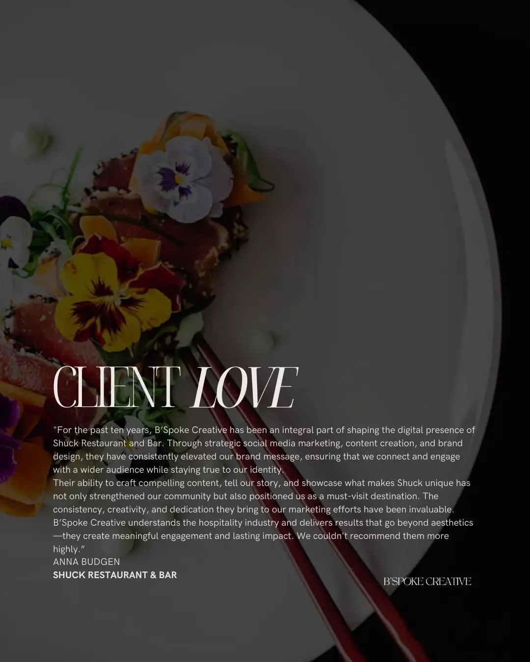 When strategy meets soul, the results speak for themselves.🤩
After 10 years of partnership&mdash;and their 23 years in the hospitality game&mdash;this client has taken a well-earned sea change.

It was a bittersweet moment saying goodbye, but such a