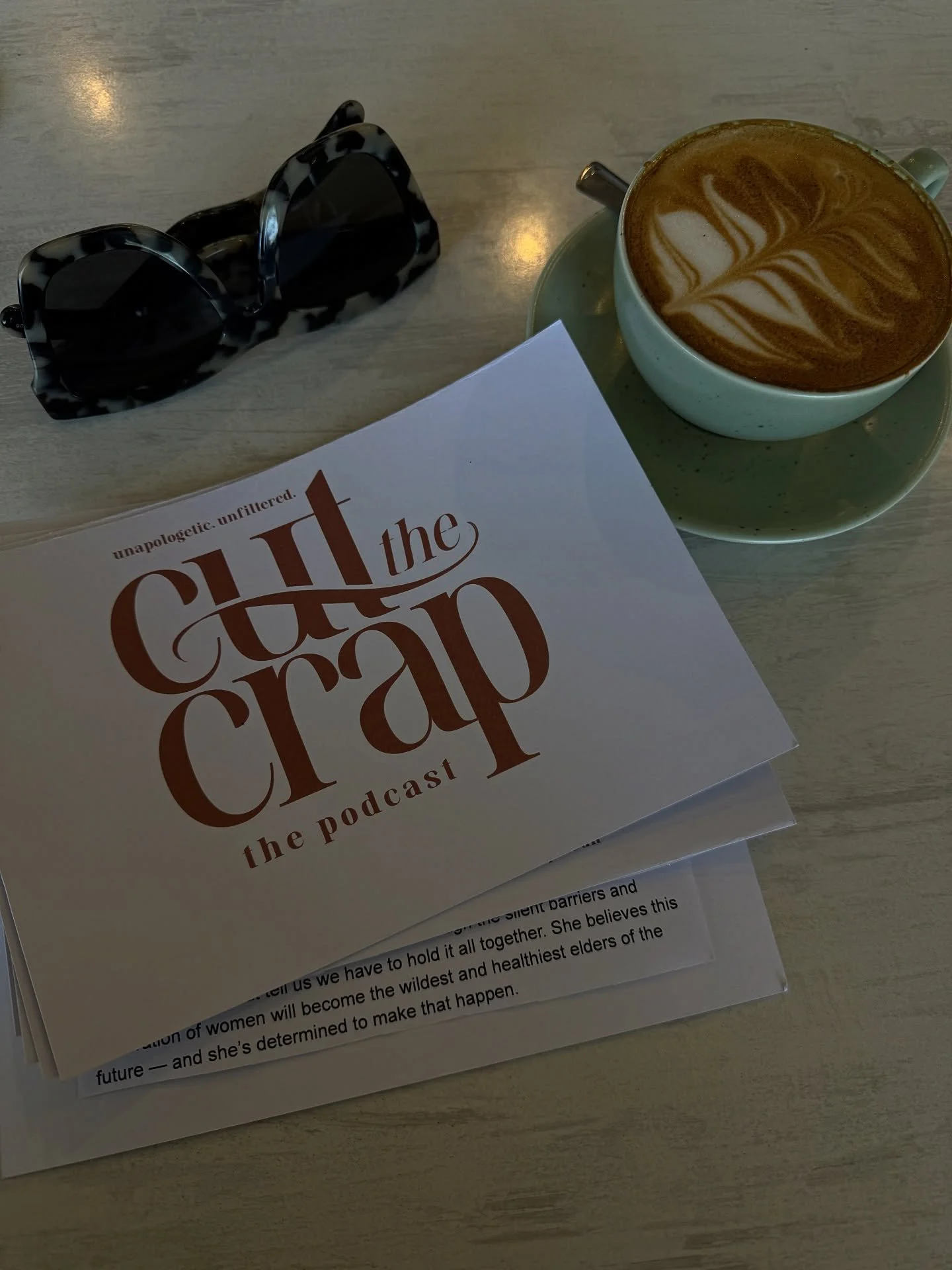 The prep before another incredible guest on Cut the Crap. There&rsquo;s so much to talk about this episode&hellip; we&rsquo;re cracking things wide open! 
I hope you&rsquo;re subscribed so you get the first update when this one lands! ✨🎉🎙️