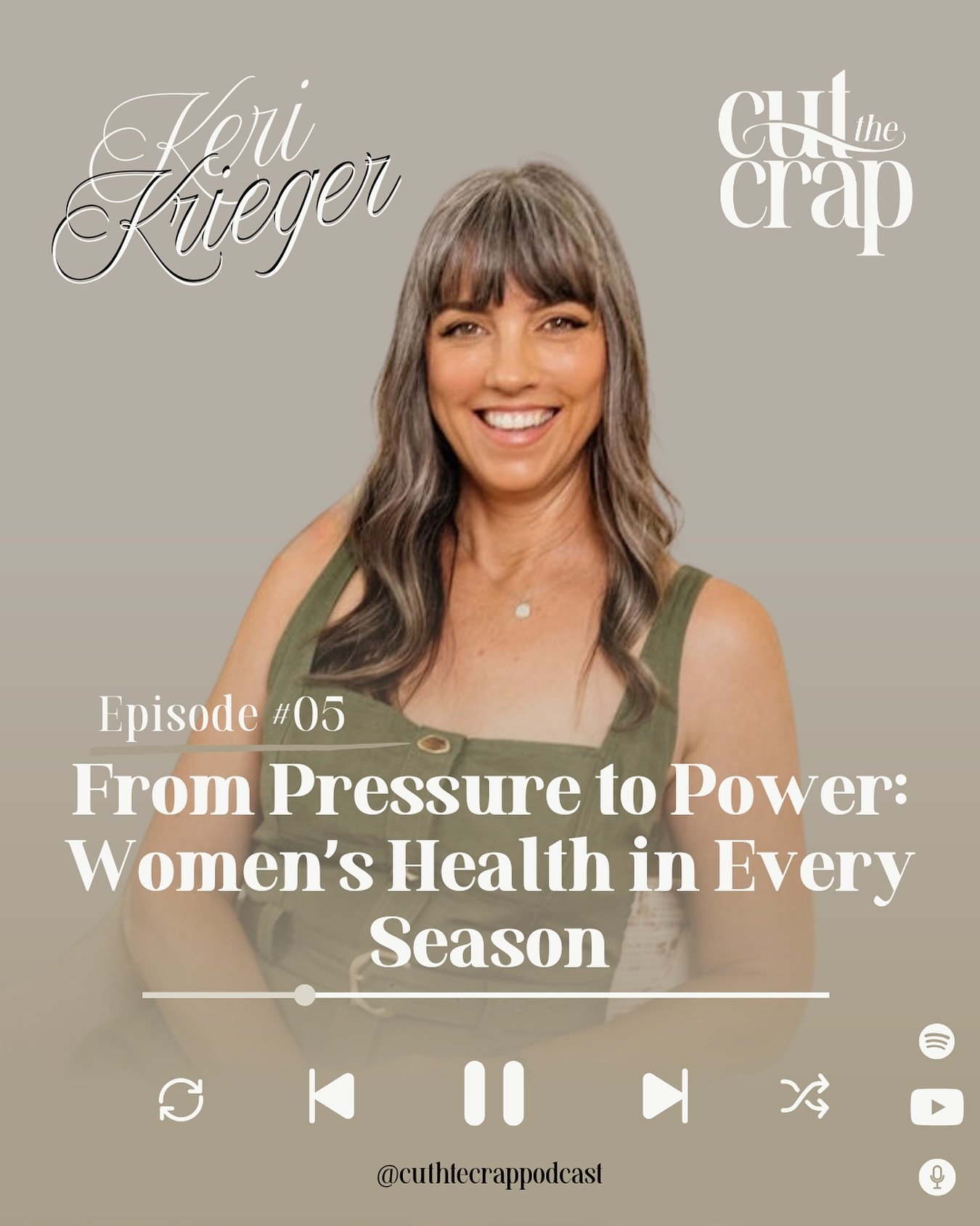 Episode 5: From Pressure to Power &mdash; Women&rsquo;s Health in Every Season ✨

We&rsquo;re told that perimenopause and menopause mark a decline &mdash; a slowing down, a loss, something to be endured. But what if that story isn&rsquo;t true?

In t