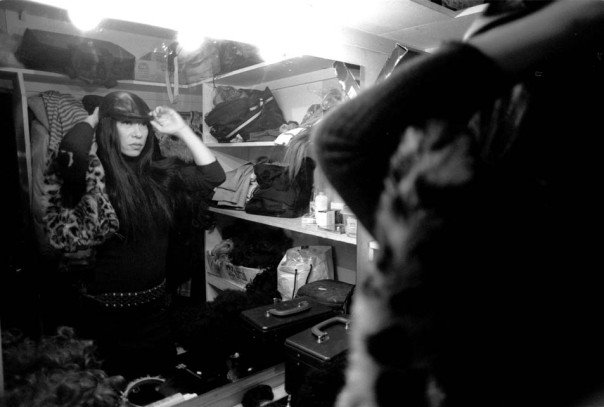 A drag queen/DJ and former owner of the gay/transgender club TRANCE prepares for work. (Itaewon, 2002) Even (and especially) as a photographer, good ethnography was always a major goal of the work. 
