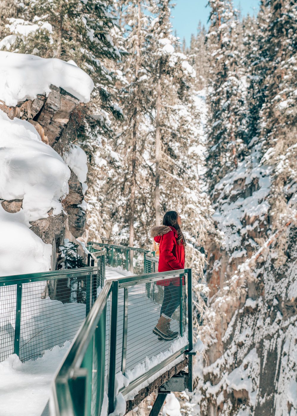 Johnston Canyon Ice Walk, Banff, Alberta