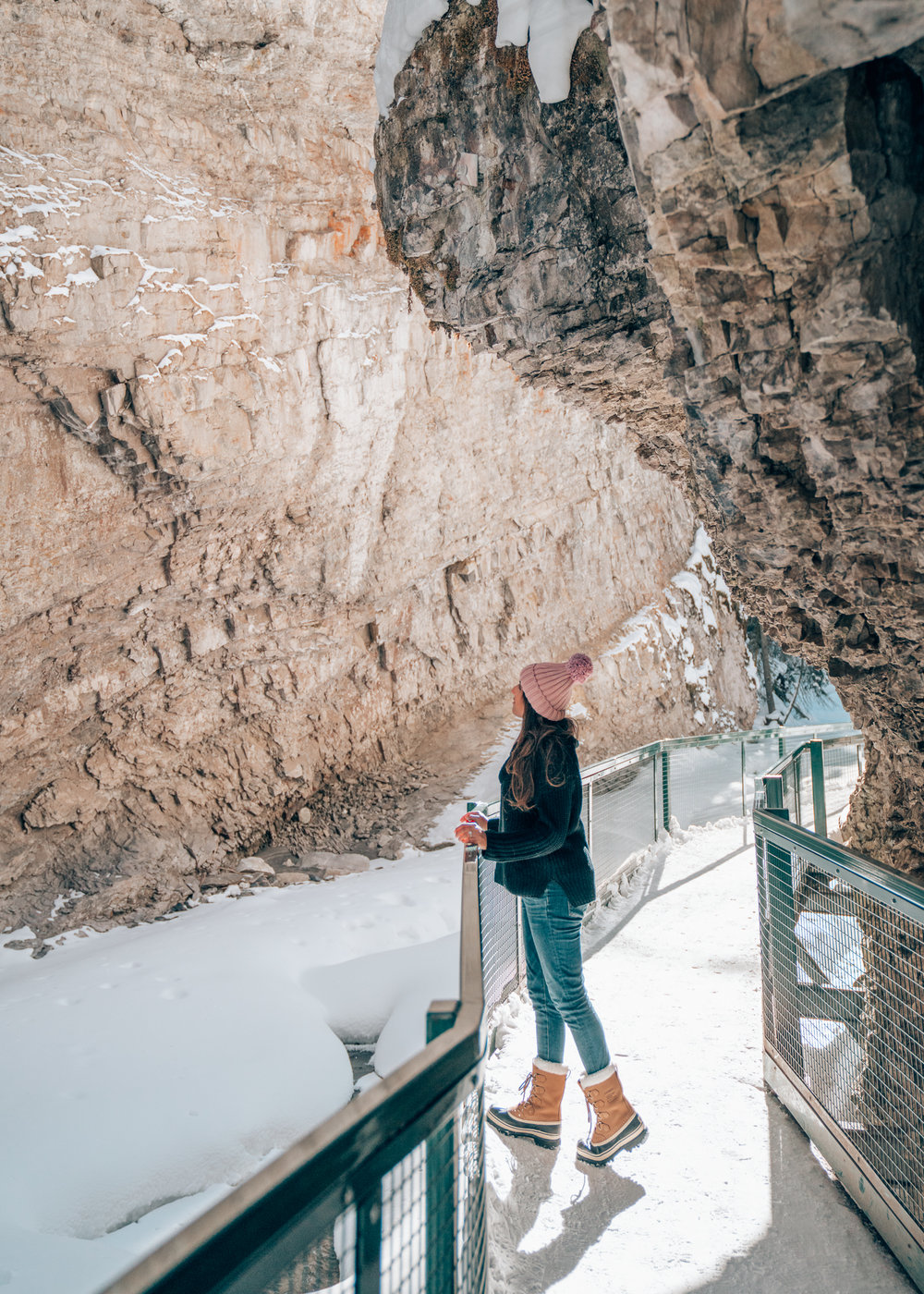 Johnston Canyon Ice Walk, Banff, Alberta