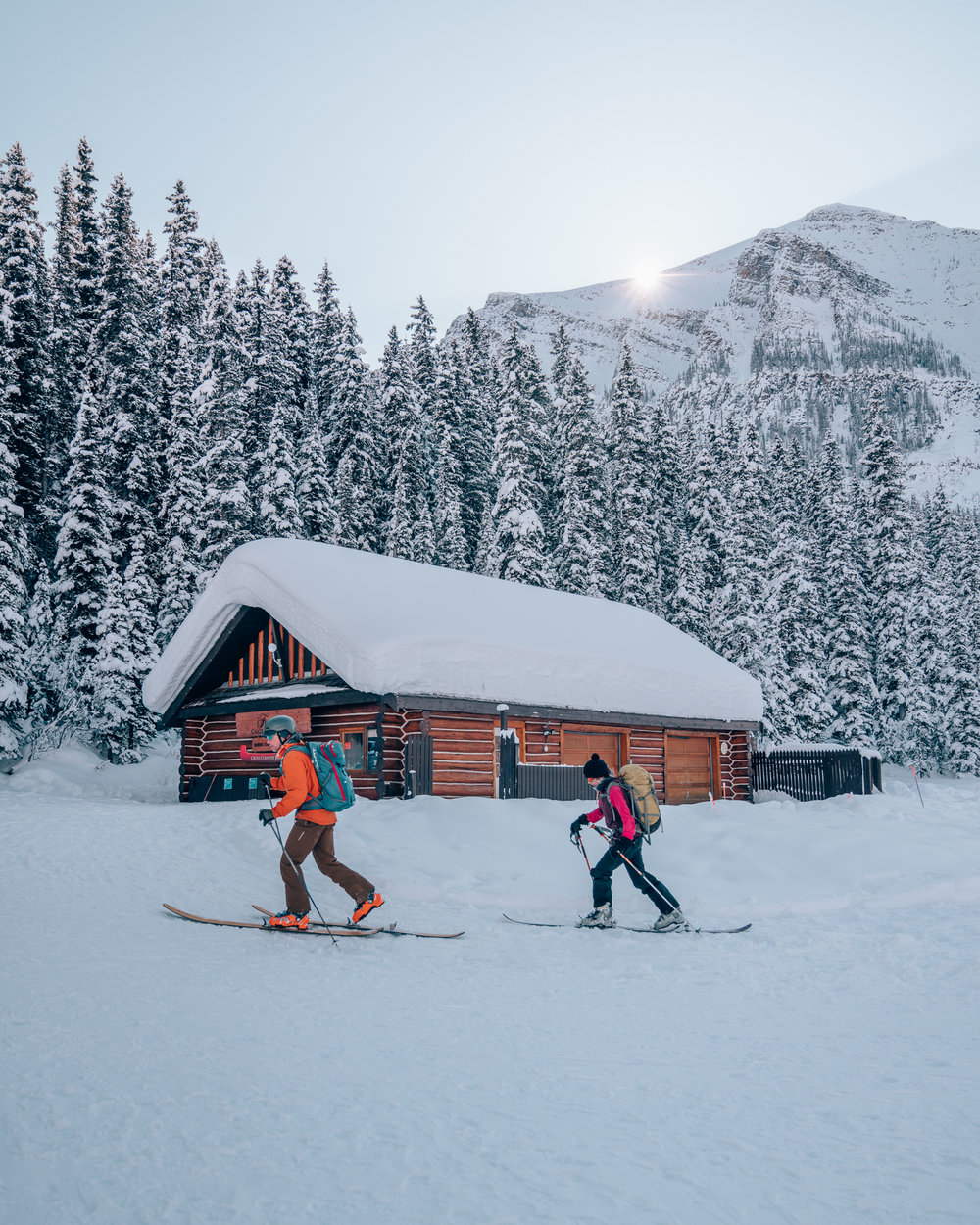 Skiing at the Fairmont Chateau Lake Louise