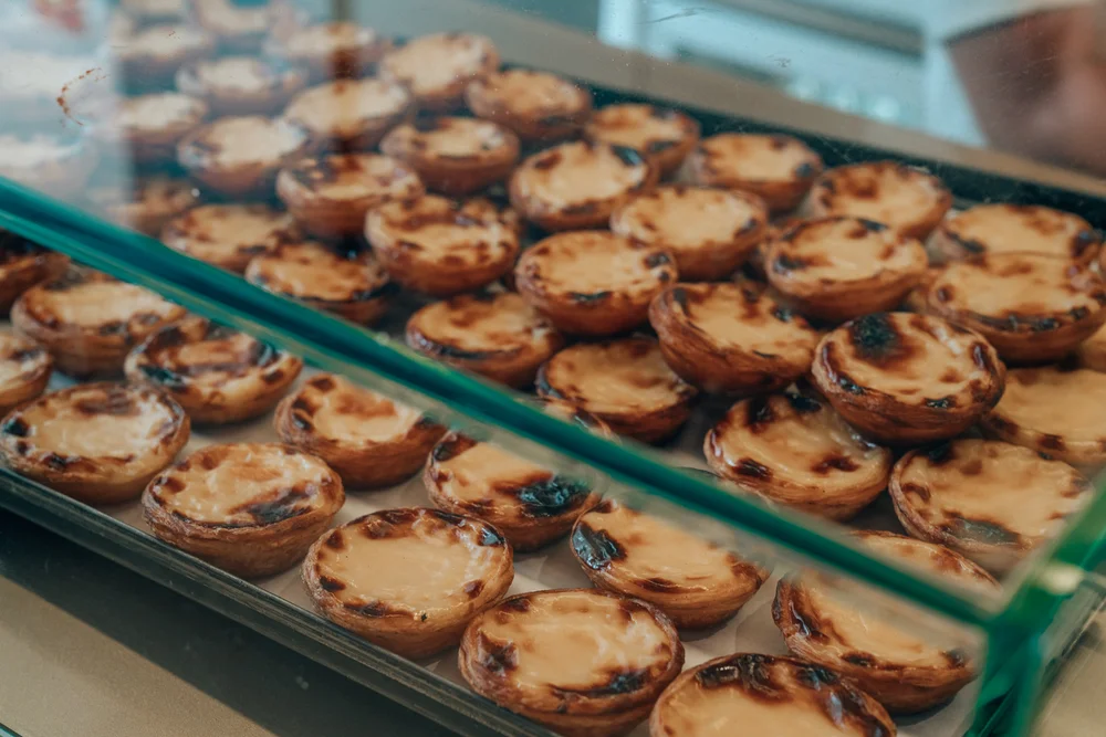 Pasteis de nata, Egg Tarts in Lisbon, Portugal