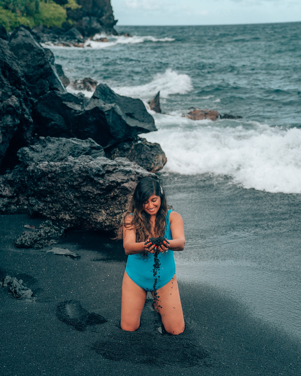 Black Sand Beach - Road to Hana