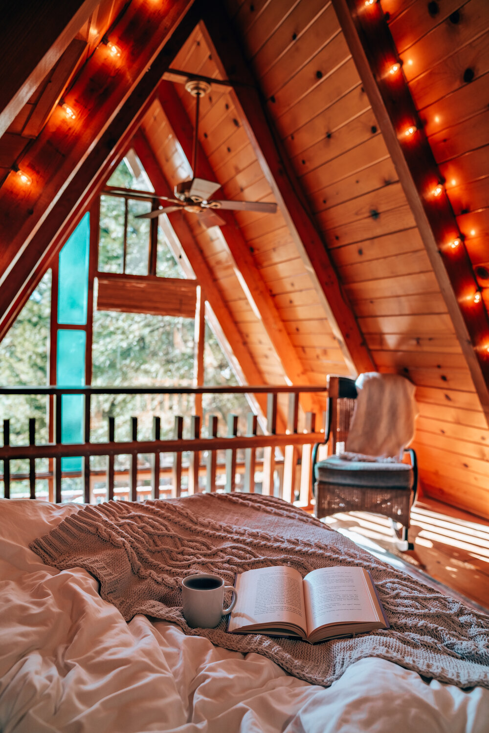 Unique A-Frame Cabin Treehouse, Mount Shasta, California