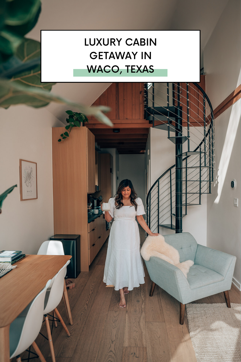 Luxury Glamping Cabin in Waco Texas at Live Oak Lake