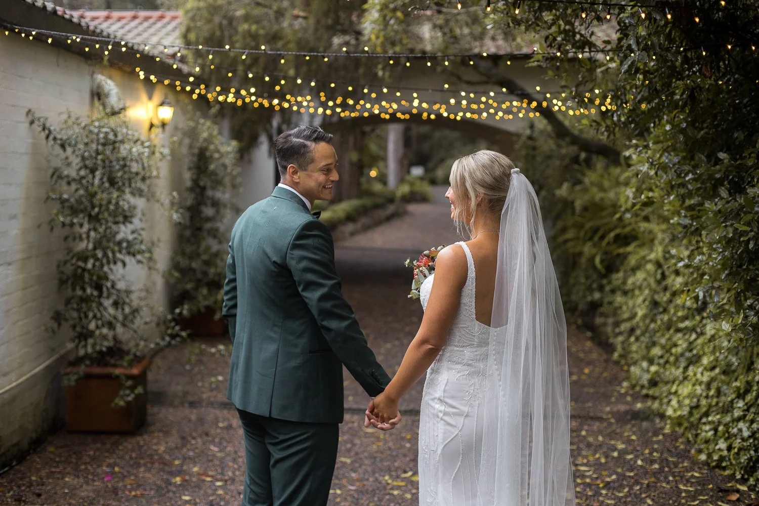 Glance back under the Driveway Fairy Lights