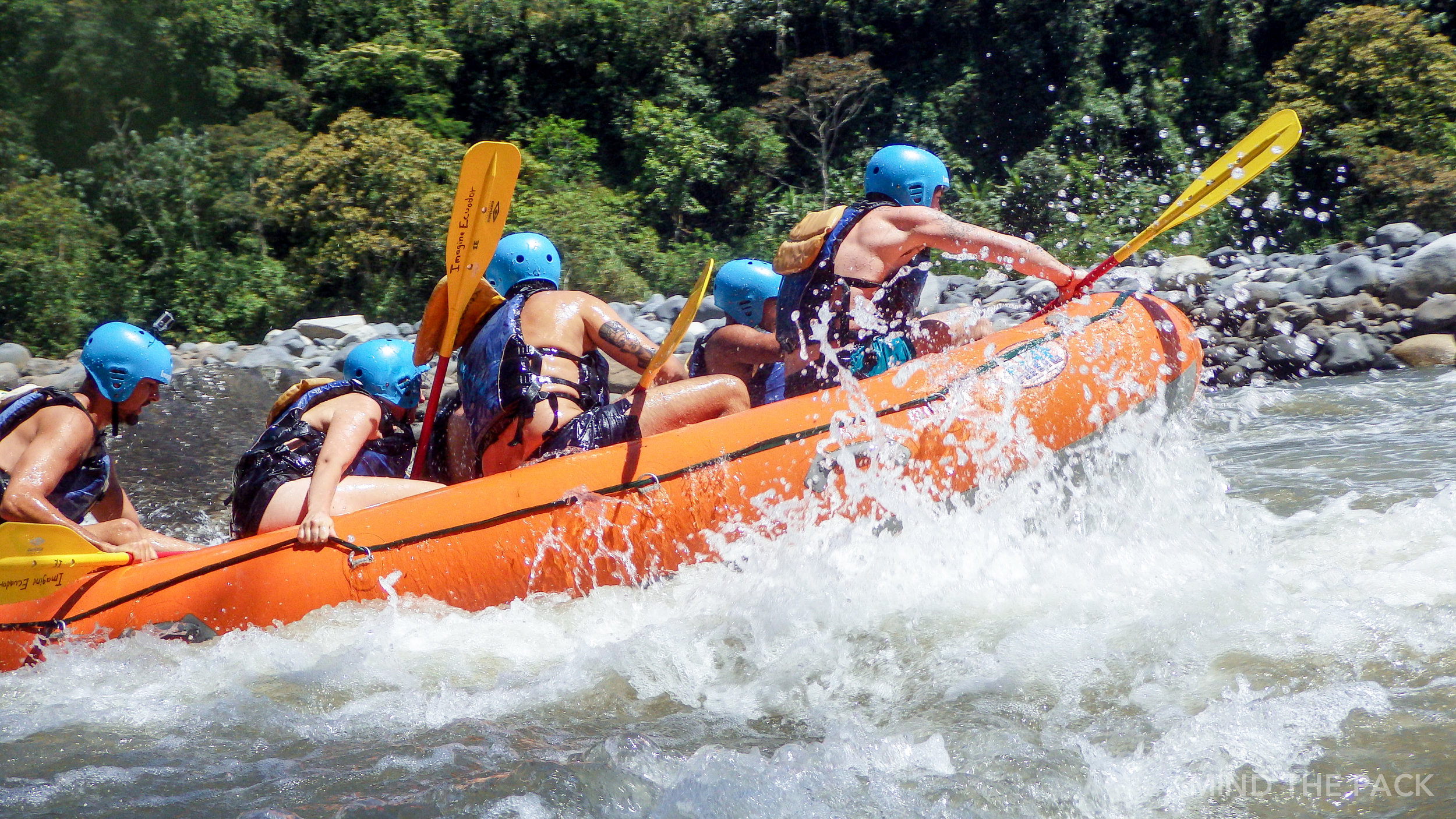 Whitewater rafting