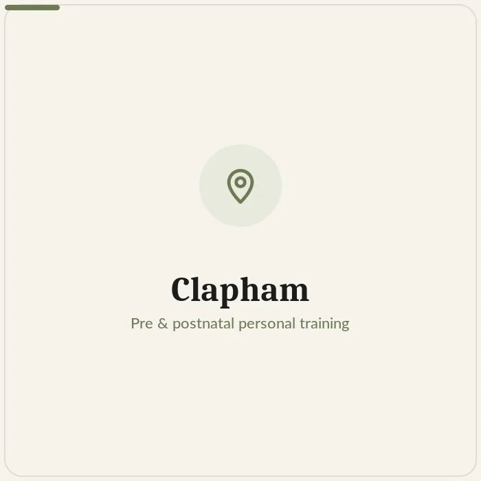 Pre and postnatal personal trainer in Clapham, South West London