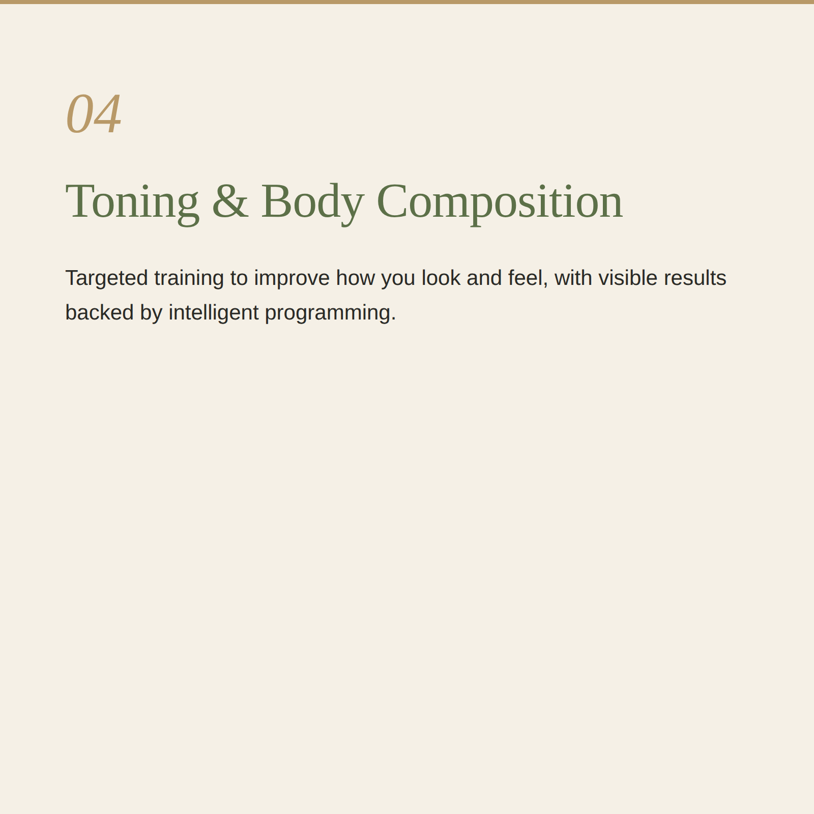 Sculpt & toning