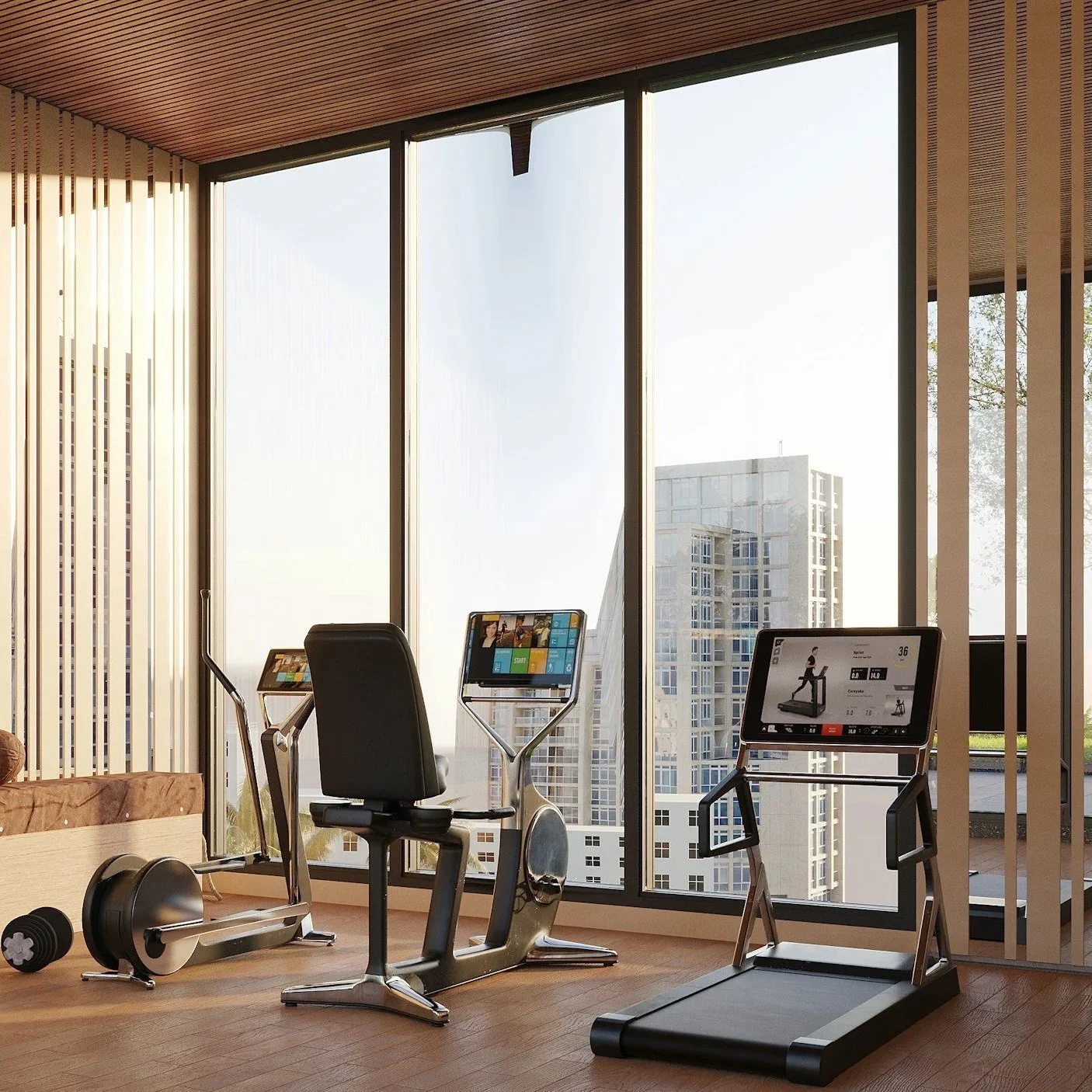 Female personal trainer in Imperial Wharf, London — mobile strength and conditioning session in SW6
