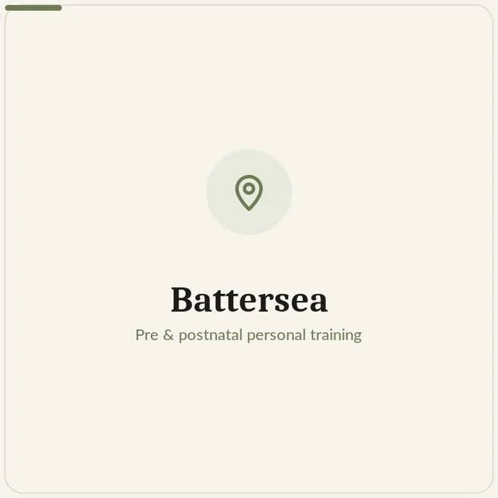 Pre and postnatal personal trainer in Battersea, South West London