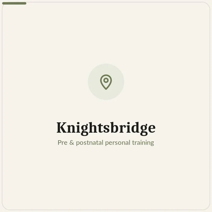 Pre and postnatal personal trainer in Knightsbridge, South West London