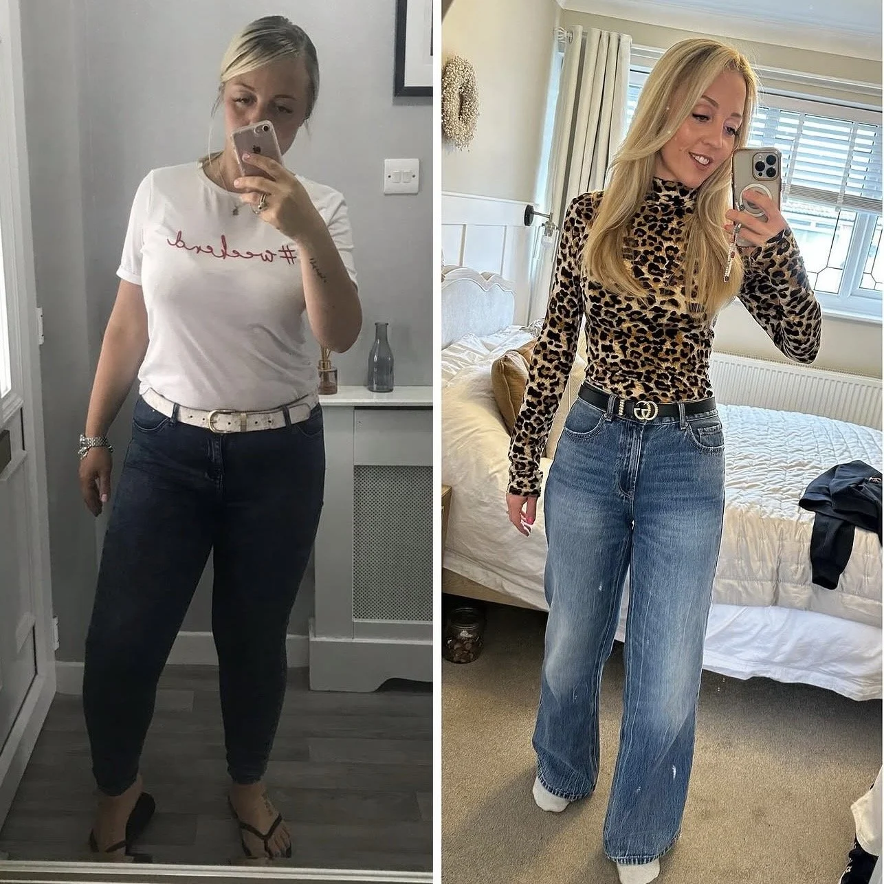 After strength transformation with personal trainer in Chelsea showing improved physique and definition