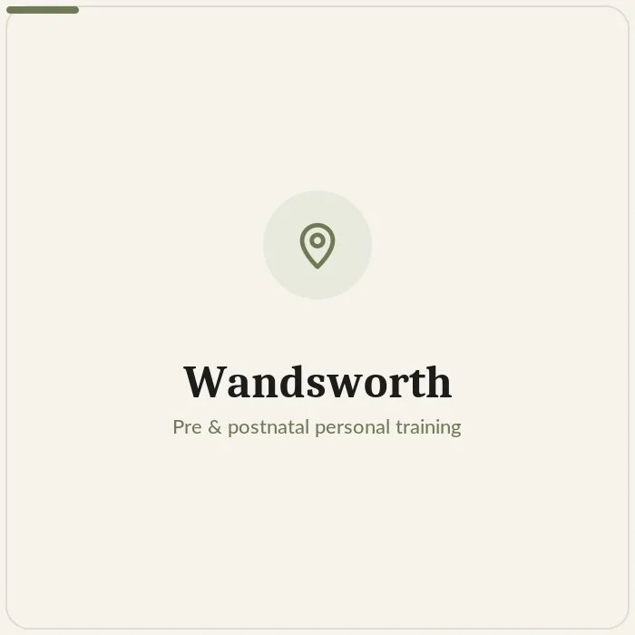 Pre and postnatal personal trainer in Wandsworth, South West London