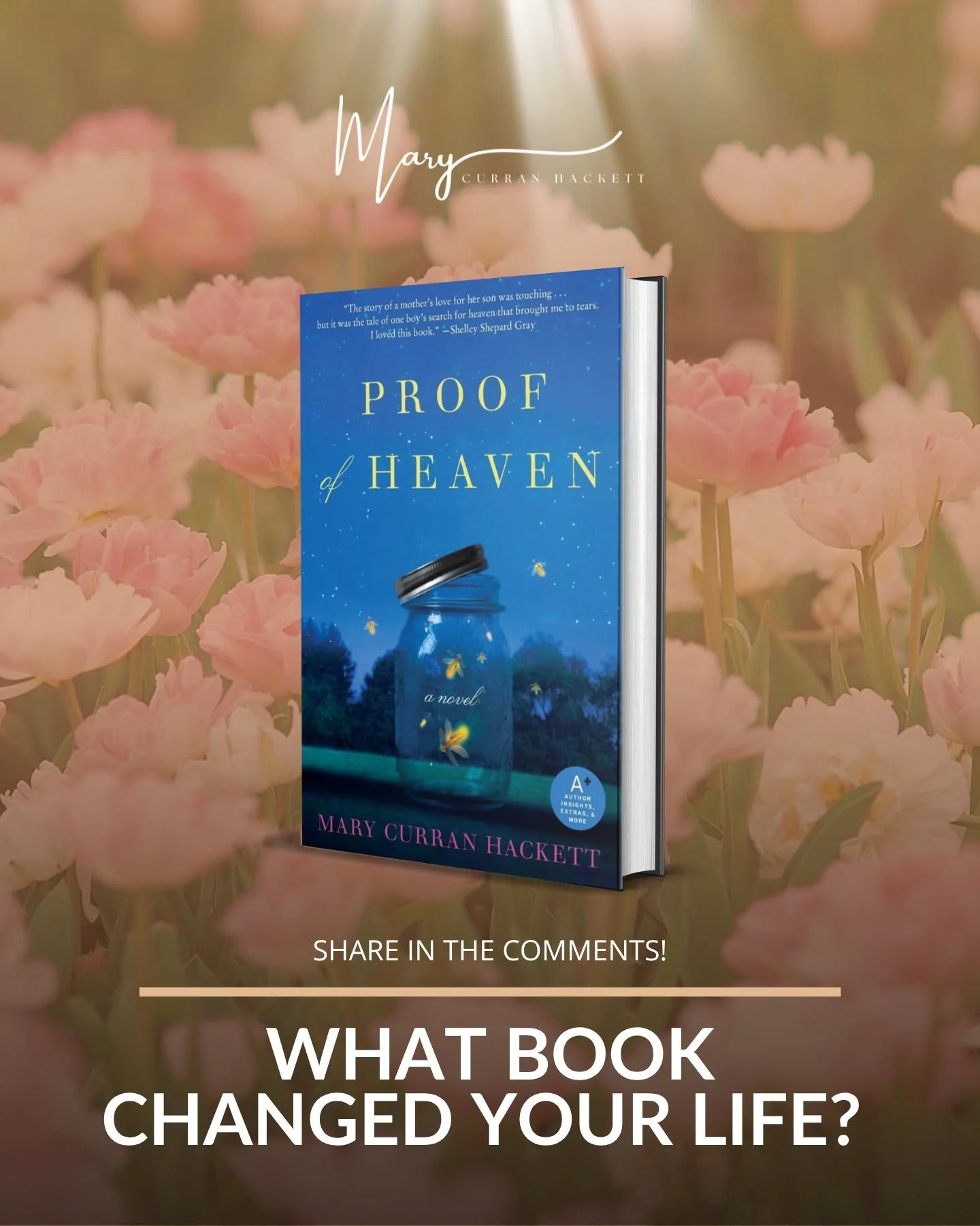 What book changed your life? Writing my book Proof of Heaven changed my life. Reading and writing has the unique power to transform lives. 

What book changed your life?

#MaryCurranHackett #BookLoverCommunity #BookstagramFeature #LifeChangingBooks #