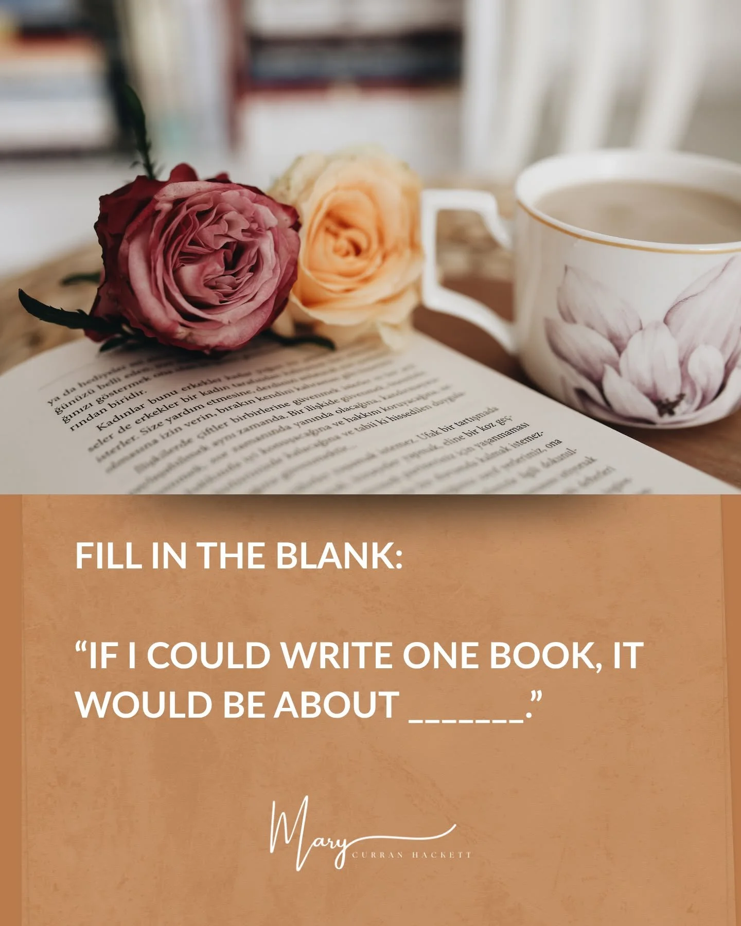 Drop your answer below&mdash;who knows, your idea might be next on your shelf! 

#WriteYourBook #AuthorJourney #ReadersofInstagram #WritersofInstagram #WritingCommunity #BookstagramFeature #BookNerds #BookAddicts