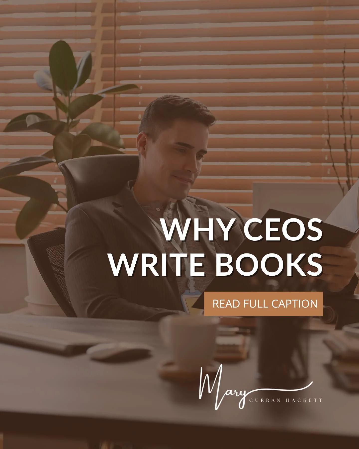 Ever wonder why so many CEOs are becoming authors?

Because a book isn&rsquo;t just a story &mdash; it&rsquo;s strategy. 

Leaders write books to share their vision, build authority, and connect with audiences far beyond boardrooms and business cards