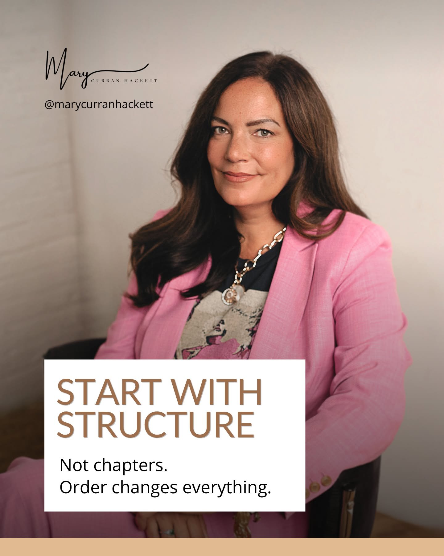 Start with structure.

Not chapters.

Most people jump straight into writing and wonder why it feels messy or slow.

But clarity comes from order.

Idea. Audience. Promise. Then chapters.

When you build in that sequence, writing becomes easier, fast