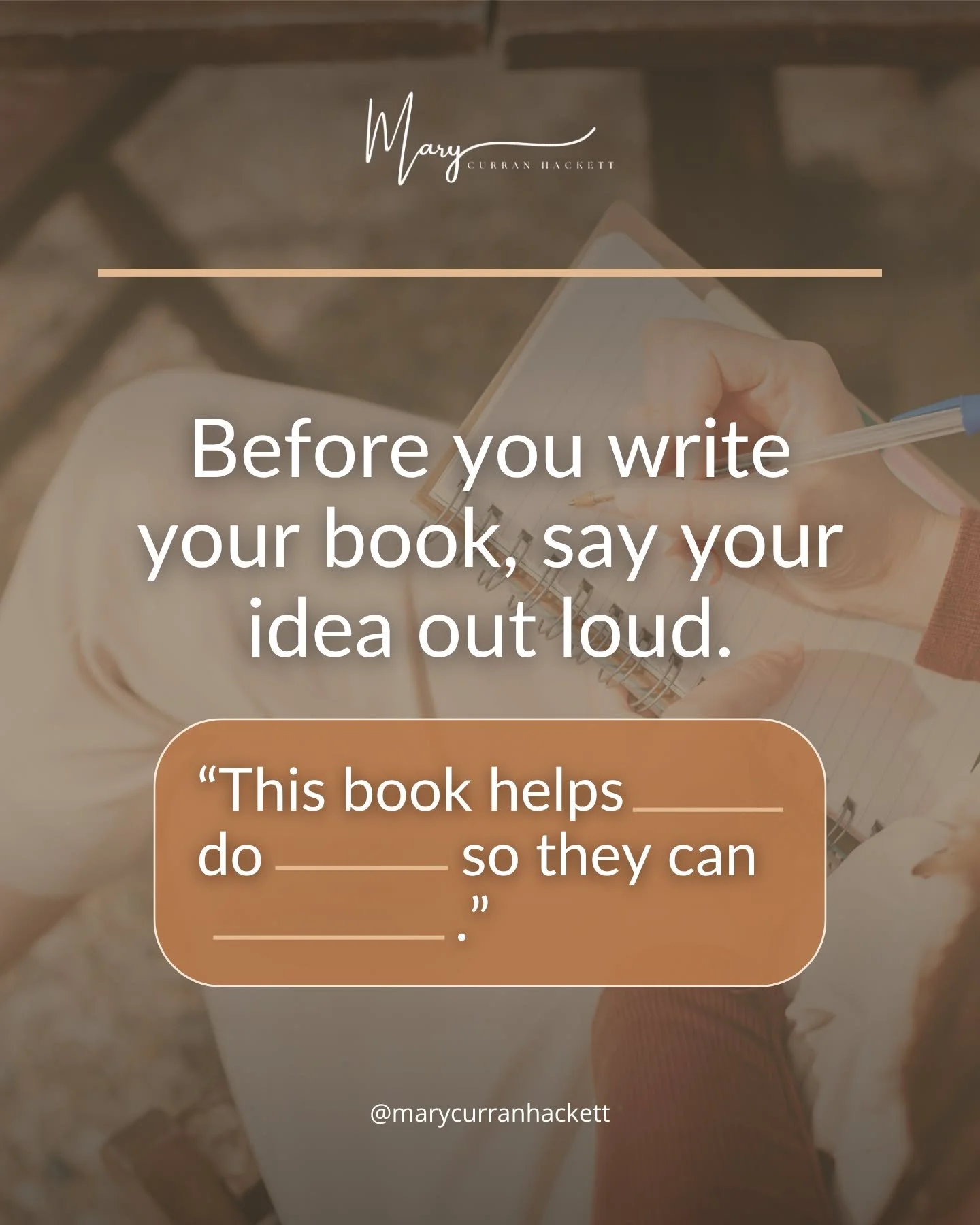 Before you write your book, say your idea out loud. 👀

If people understand it instantly, you are on the right track.
If you have to explain it for minutes, it is not ready yet.

Strong ideas are easy to grasp and hard to ignore.

Try saying your id