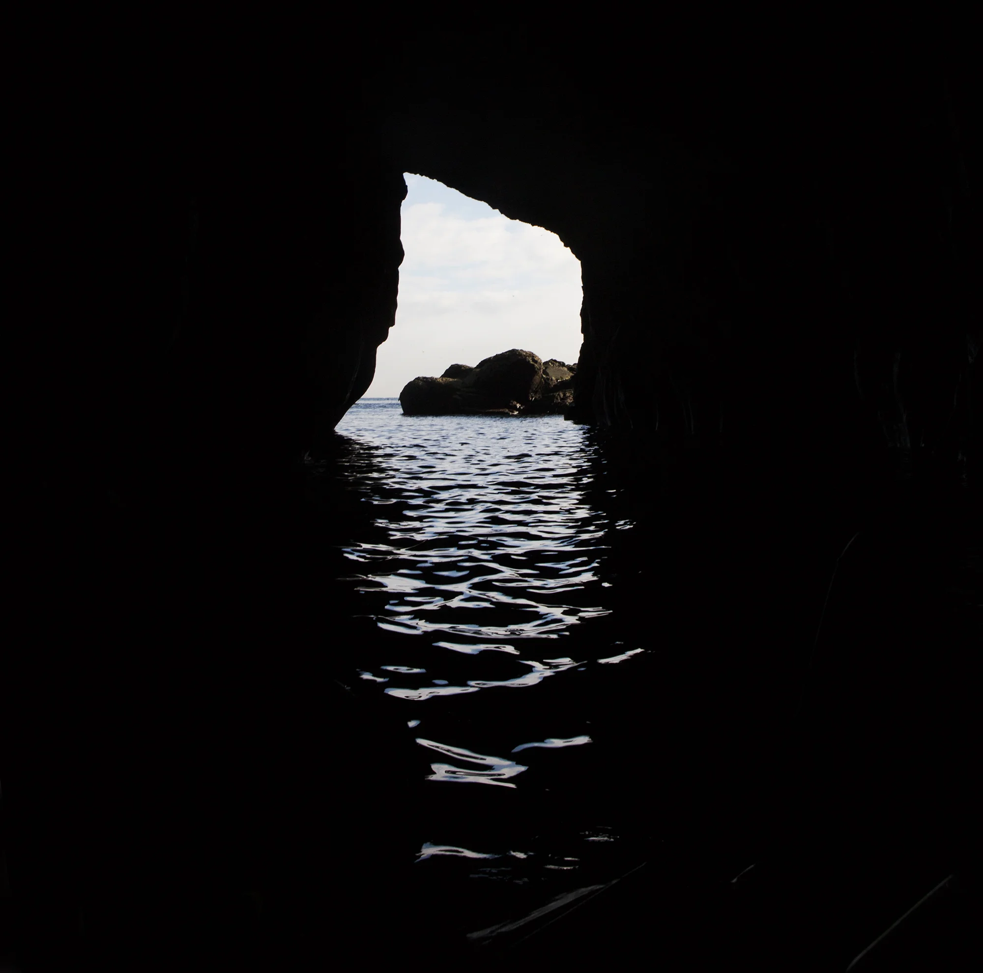 Inside the cave