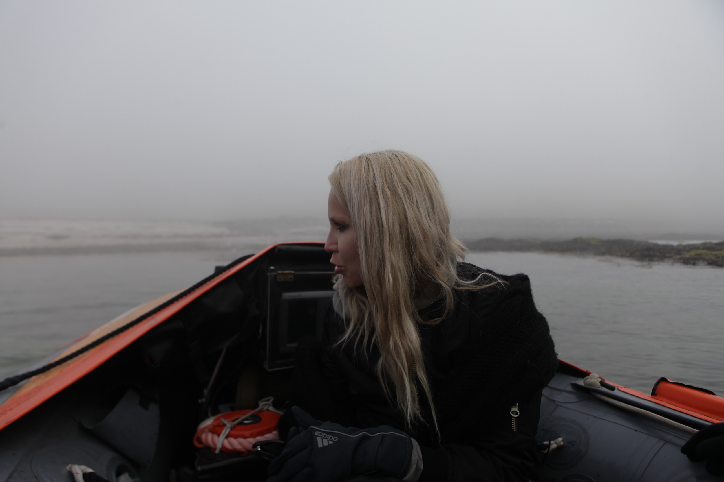 Approaching land in a mythical fog