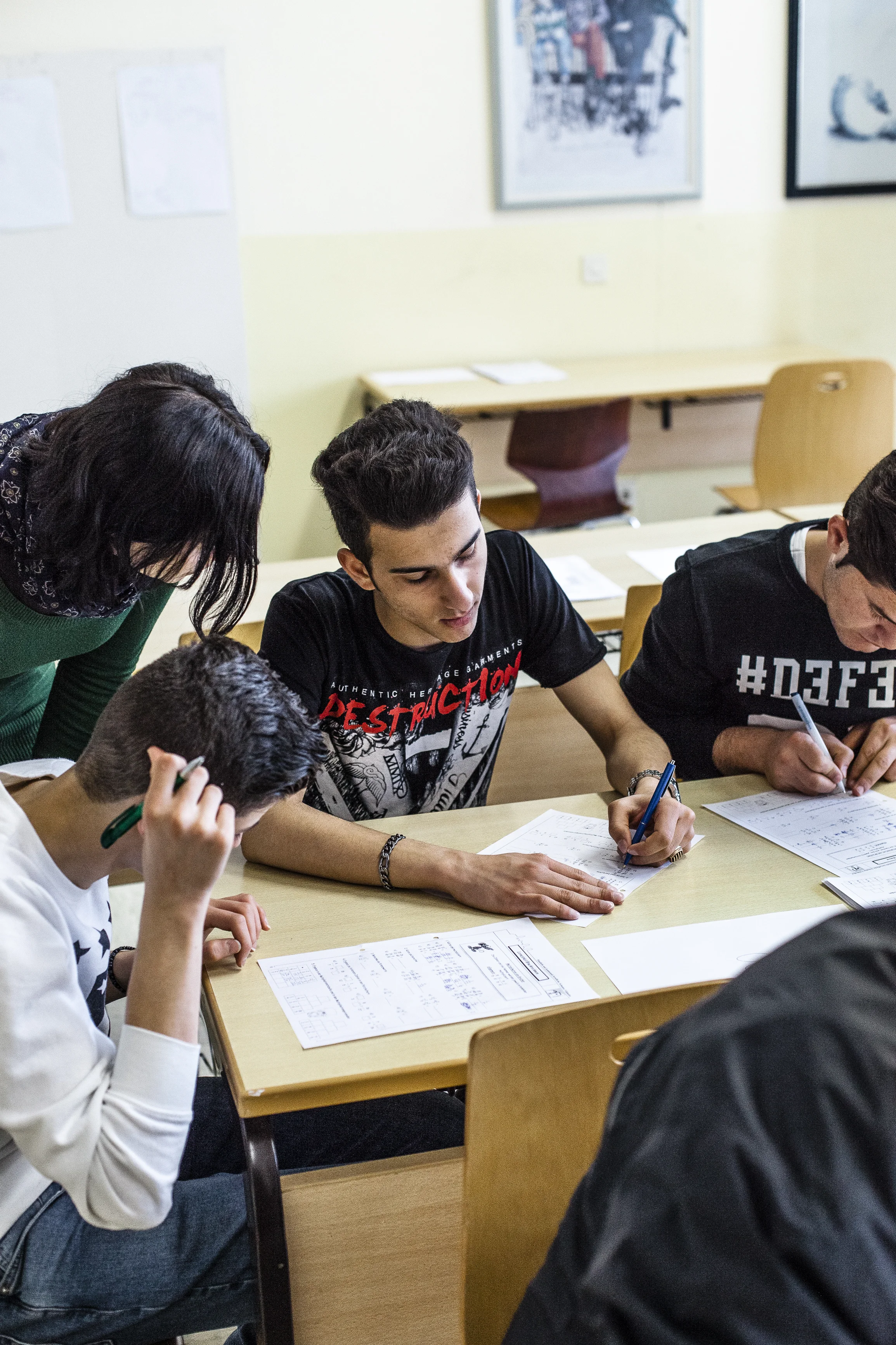 Ahmad in der Schule/ Ahmad in school
