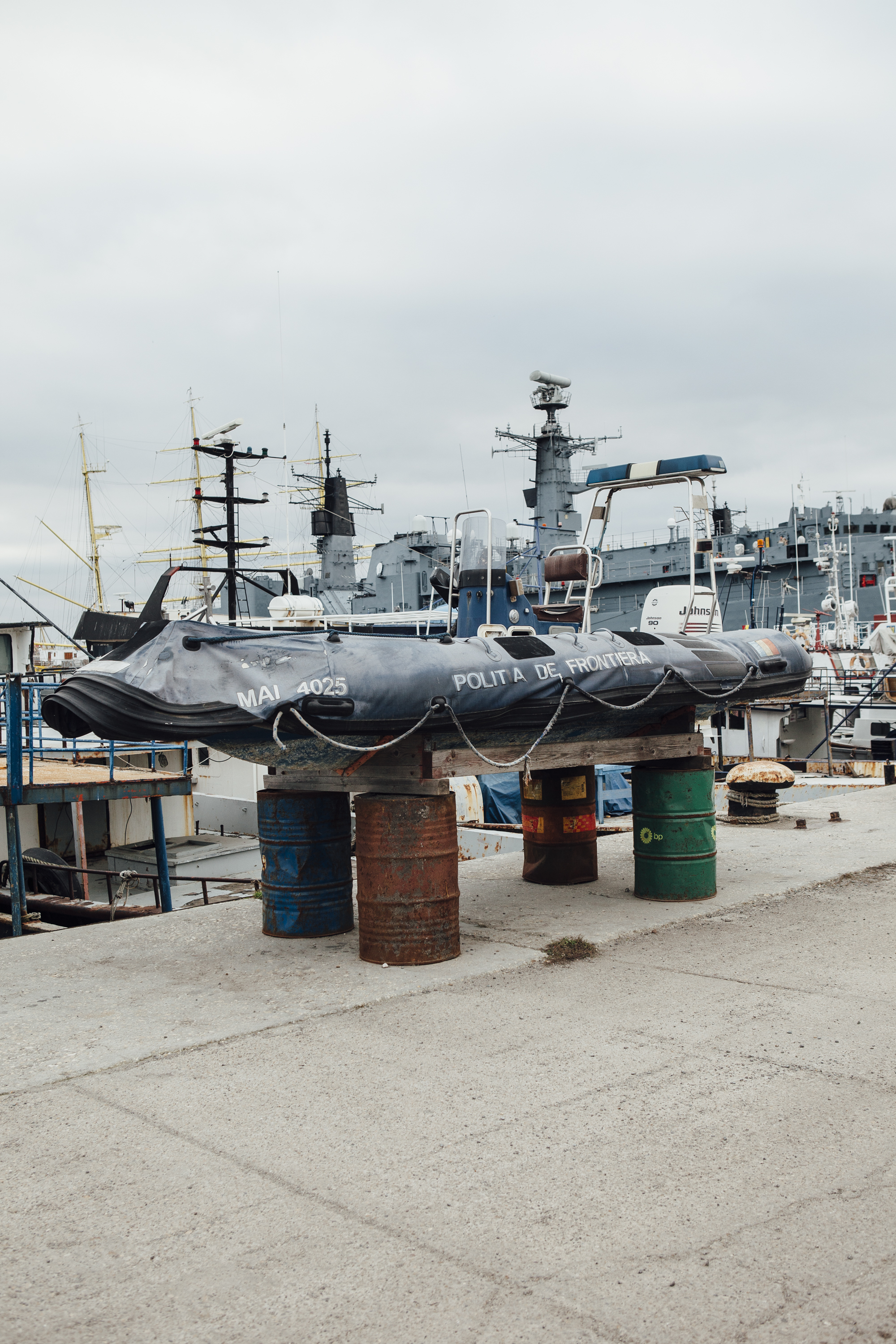  Schlauchboot Hafen, Constanta 