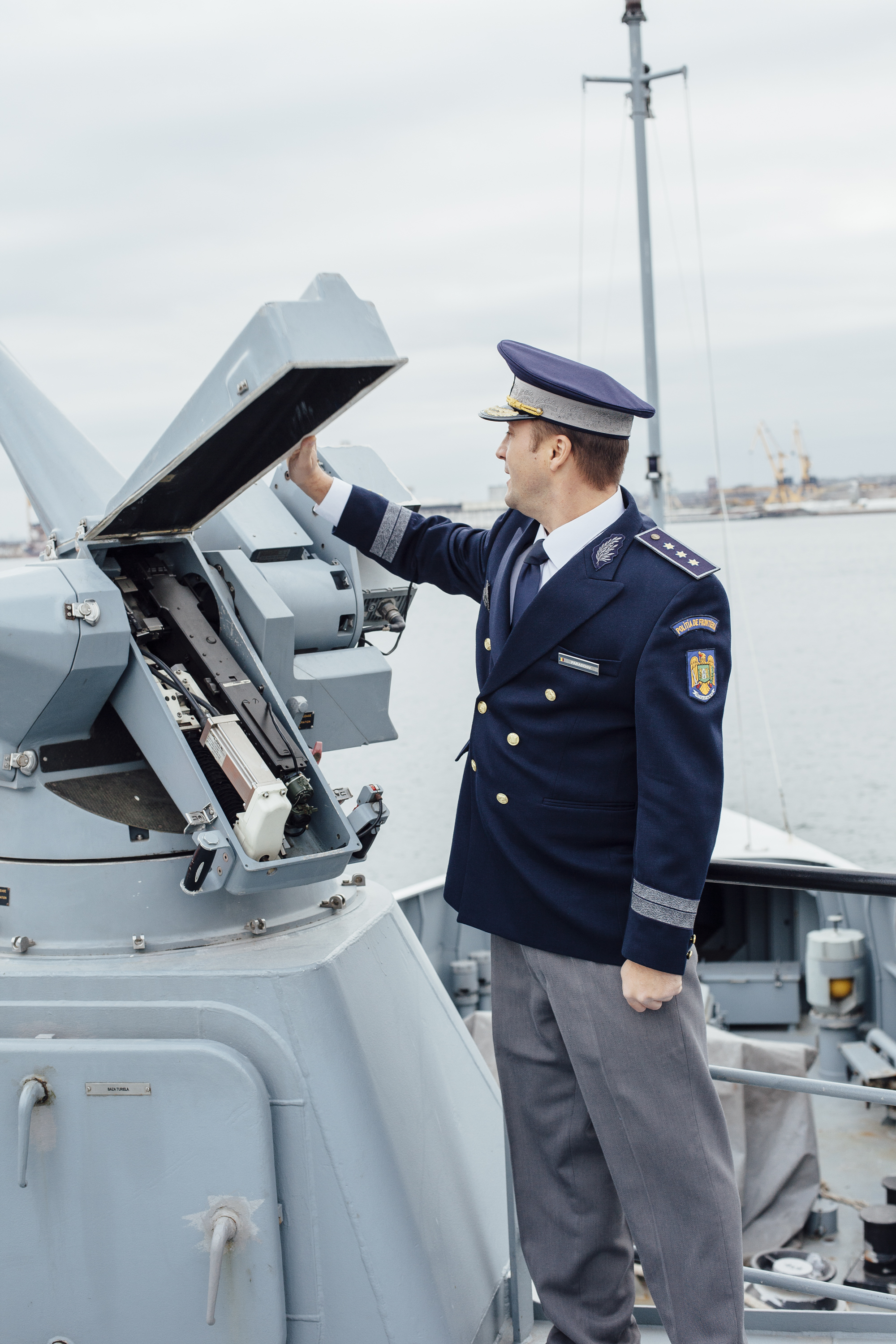  Das Maschinengewehr OPV (Offshore Patrol Vessel) 6610, Constanta  