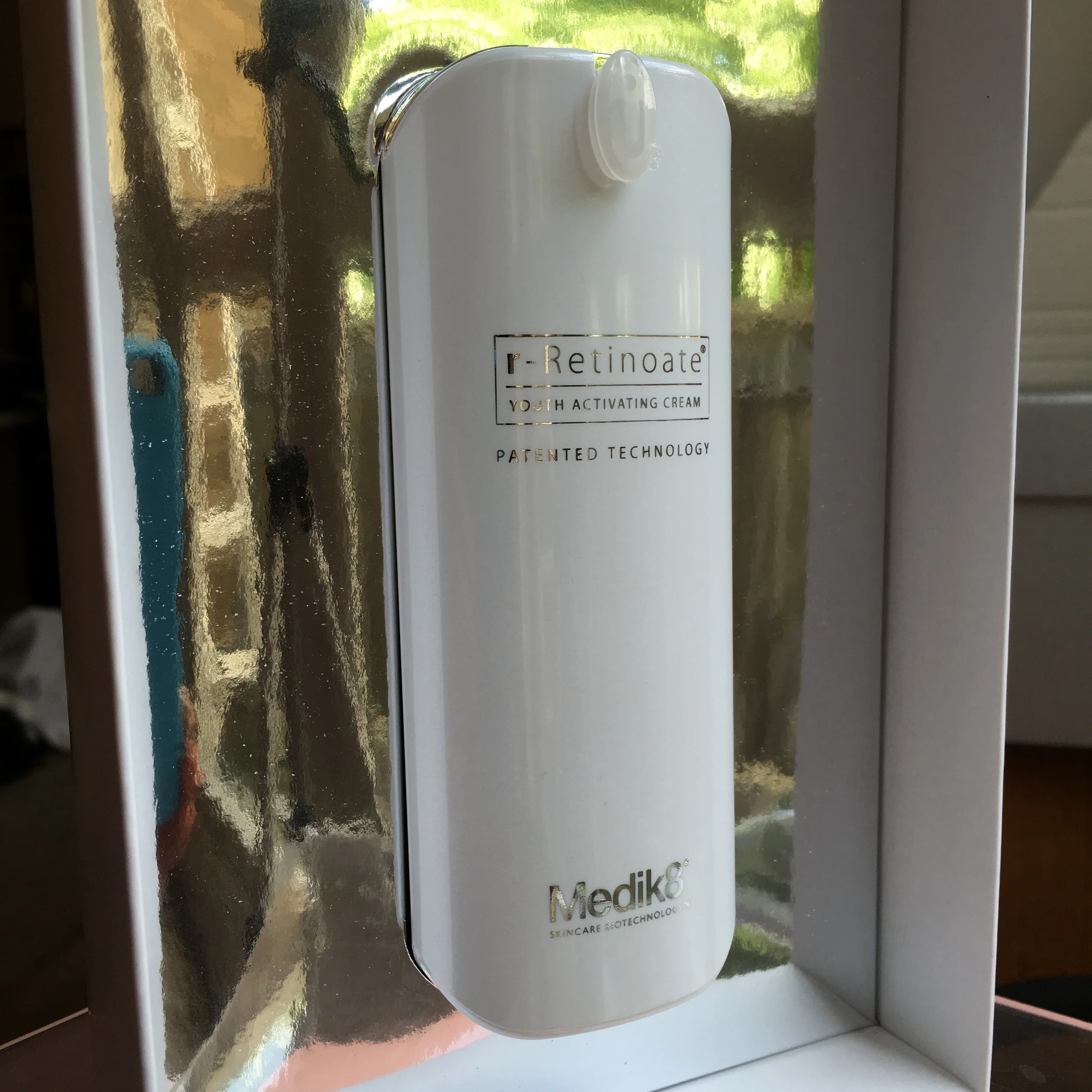 Don't be distracted by the flashy packaging, this is serious stuff: r-Retinoate 